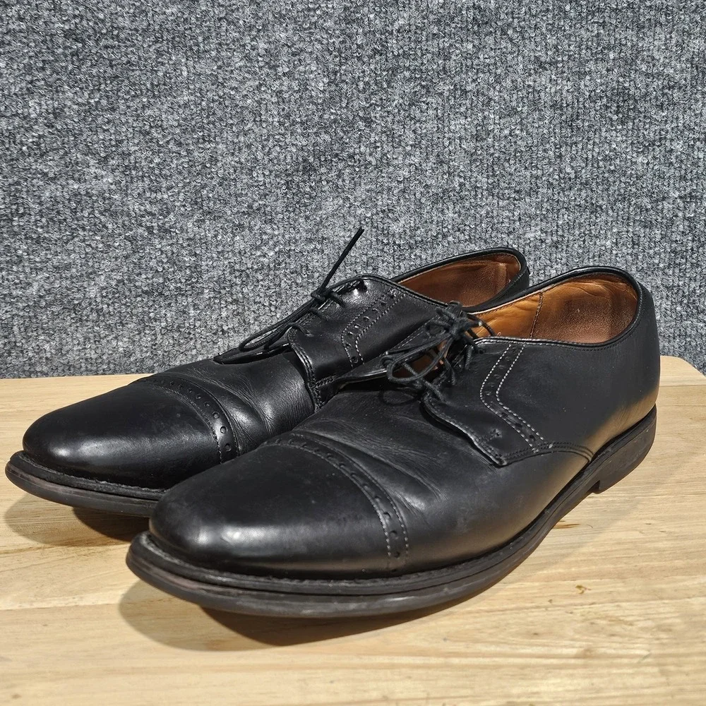 Allen Edmonds Perry‎ Black Leather Men's Event Classic Shoes Size 10